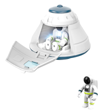 Космическая капсула с космонавтом