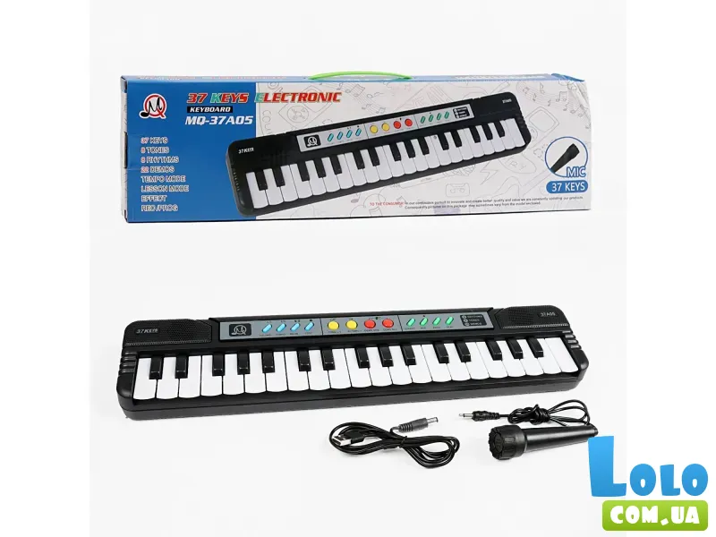 Детский синтезатор с микрофоном