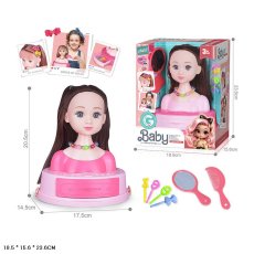 Голова для причесок с аксессуарами