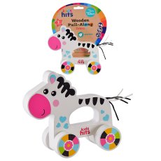 Деревянная каталка Зебра, Kids Hits