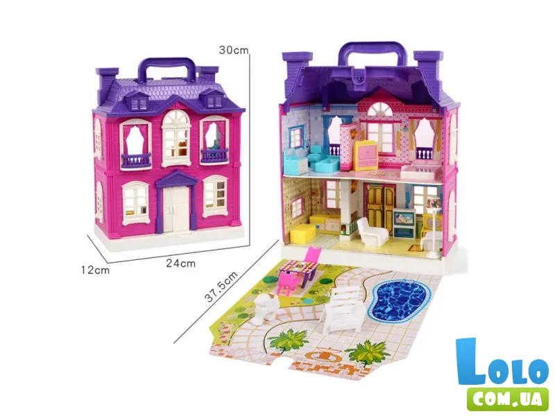 Игрушечный домик с аксессуарами