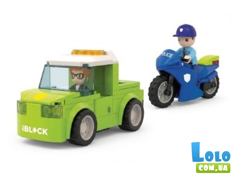 Конструктор Погоня за преступником, iBlock (KH41/003/4), 130 дет.