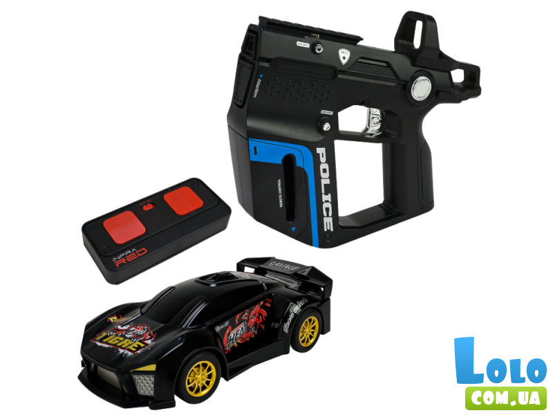 Игровой набор Машина на радиоуправлении с лазерным оружием