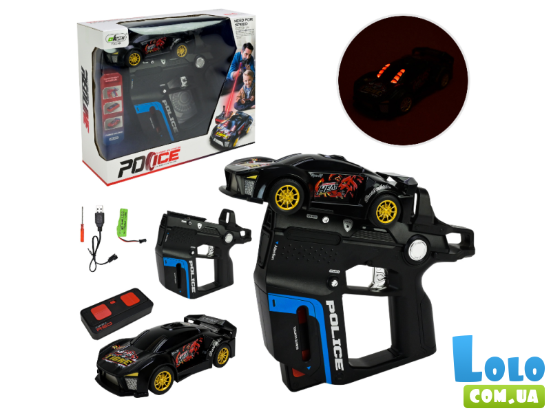 Игровой набор Машина на радиоуправлении с лазерным оружием