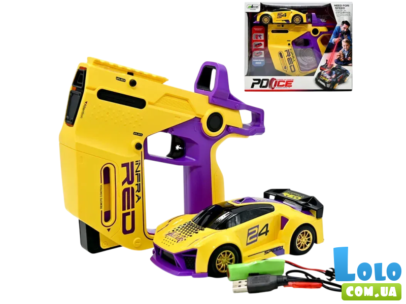 Машина на радиоуправлении с лазерным оружием