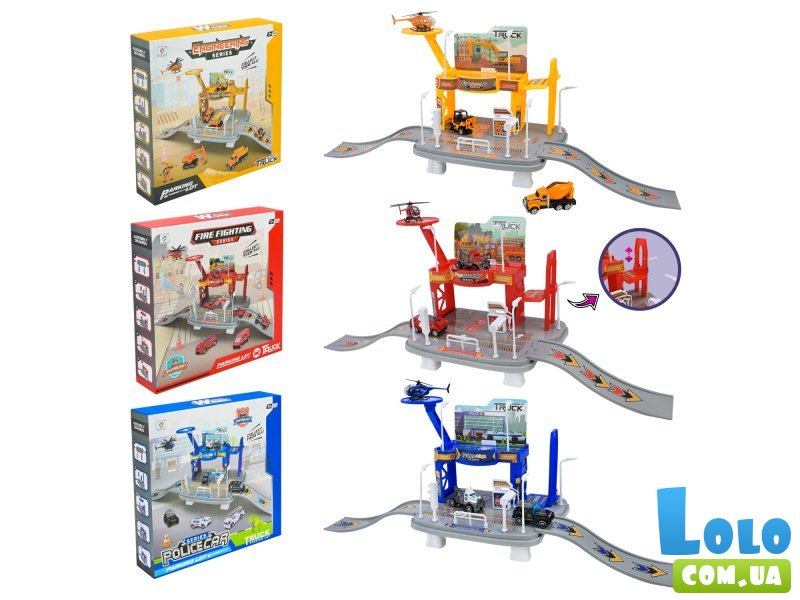 Паркинг с машинами (в ассортименте)