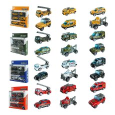 Набор машин металлических (в ассортименте)