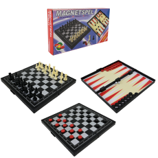 Игровой набор шахматы 3 в 1