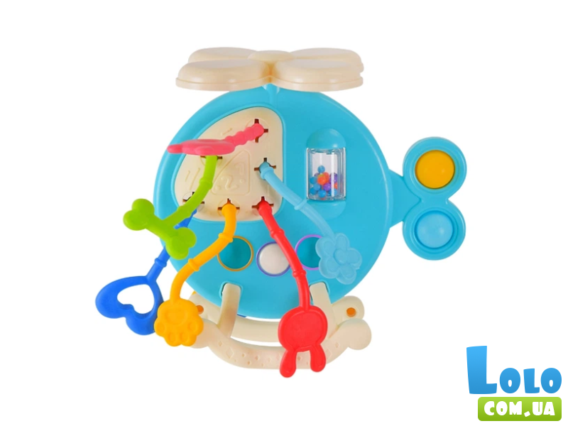 Погремушка тактильная с прорезывателем (в ассортименте)