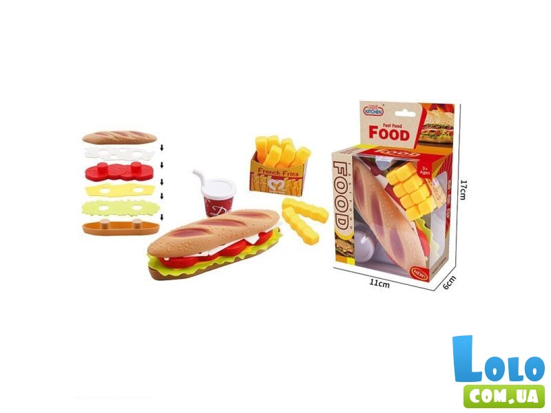 Игрушечный набор продуктов