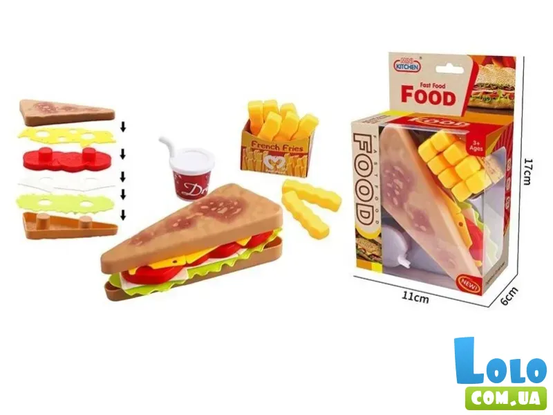 Игрушечный набор продуктов