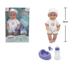 Пупс функциональный с аксессуарами Yala Baby