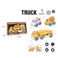 Трейлер с машинами Спецтехника