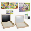 Деревянная двухсторонняя магнитная доска, WToys