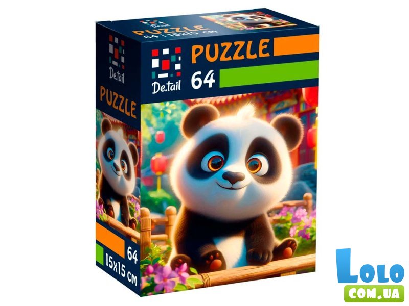 Пазл Улыбающаяся панда, Vladi Toys, 64 эл.