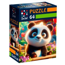 Пазл Улыбающаяся панда, Vladi Toys, 64 эл.