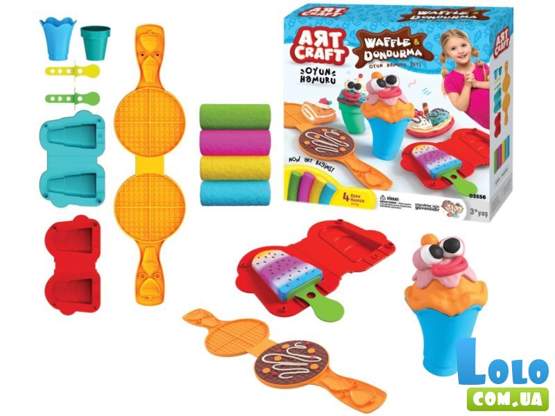 Тесто для лепки Сладости, Dede, 4 цвета