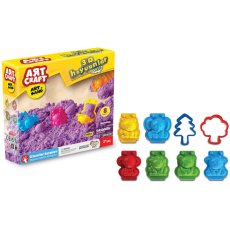 Кинетический песок + пасочки Зверята, Dede, 500 г