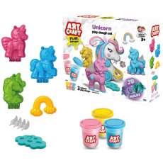 Тесто для лепки Единороги, Dede, 3 цвета