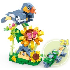 Конструктор 2 в 1 Хрупкая птичка-Крокодил, BanBao (ET617), 272 дет.