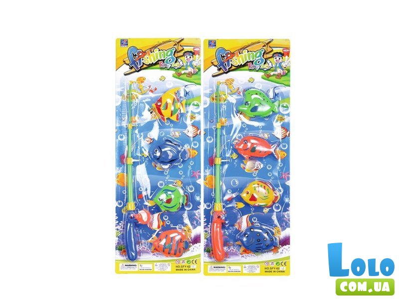 Рыбалка магнитная, 4 эл. (в ассортименте)