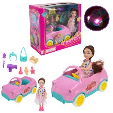 Кукла с машиной и аксессуарами