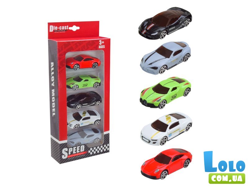 Набор машин металлических