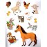 Книга Веселая ферма Sticker book малышам + наклейки, Манго-book