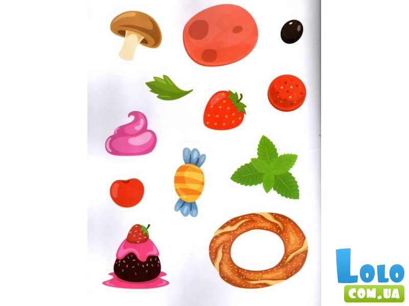 Книга Веселые повара Sticker book малышам + наклейки, Манго-book