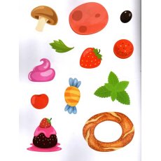 Книга Веселые повара Sticker book малышам + наклейки, Манго-book