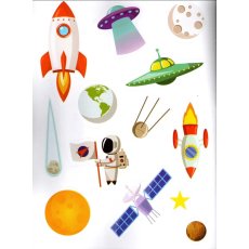 Книга Дальний космос Sticker book малышам + наклейки, Манго-book