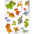 Книга Мир динозавров Sticker book малышам + наклейки, Манго-book