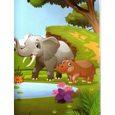 Книга Животные мира Sticker book малышам + наклейки, Манго-book