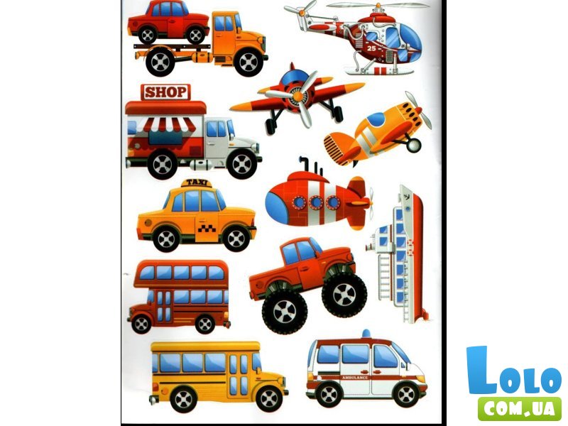 Книга Быстрые машины Sticker book малышам + наклейки, Манго-book
