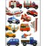 Книга Быстрые машины Sticker book малышам + наклейки, Манго-book