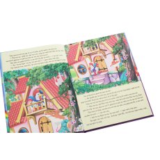 Книга Сказки по слогам с наклейками, Читанка