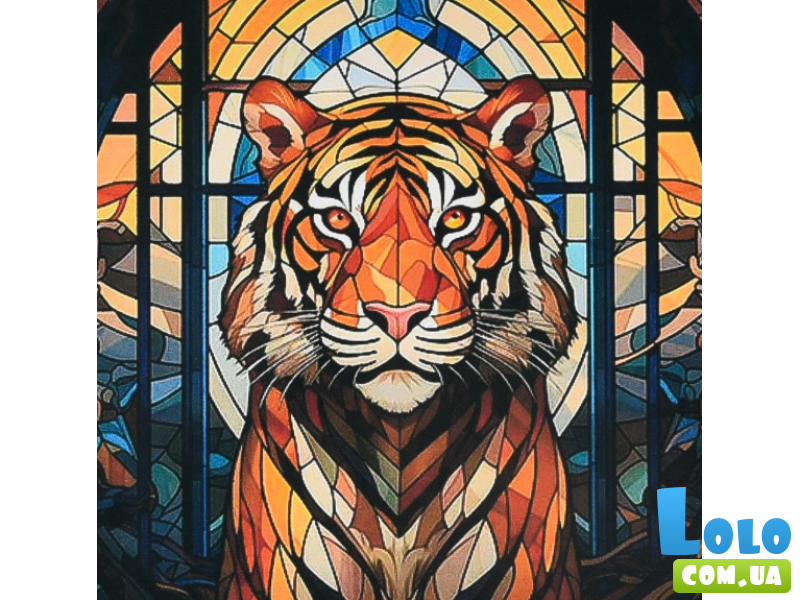 Алмазная мозаика Могучий взгляд, Strateg (30х30 см)