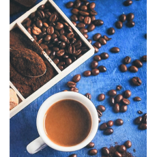 Алмазная мозаика В роскоши кофейных ароматов, Strateg (40х50 см)