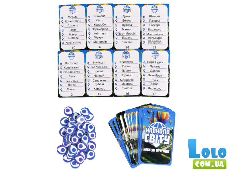 Настольная игра Вокруг света: Небесные приключения, Strateg