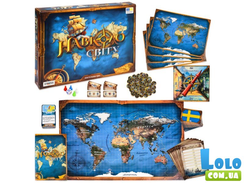 Настольная игра Вокруг света, Strateg