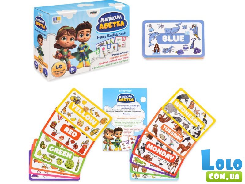 Развивающая игра Английский алфавит, Strateg