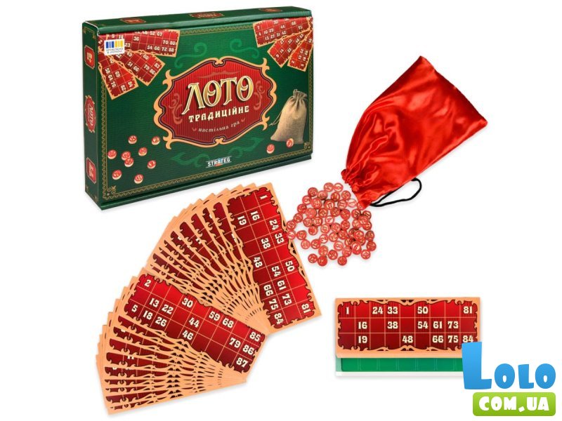Настольная игра Лото традиционное, Strateg