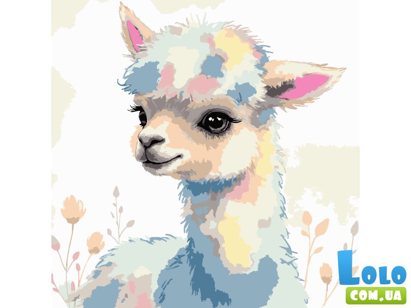 Картина по номерам Сказочный олененок, Strateg (30х30 см)