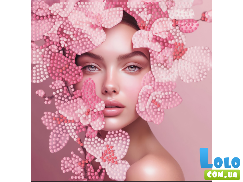 Алмазная мозаика Нежность, Strateg (18х18 см)