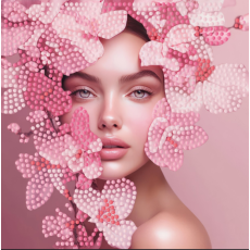 Алмазная мозаика Нежность, Strateg (18х18 см)