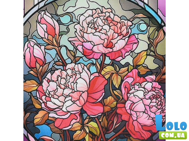 Алмазная мозаика Лучи роз, Strateg (30х30 см)