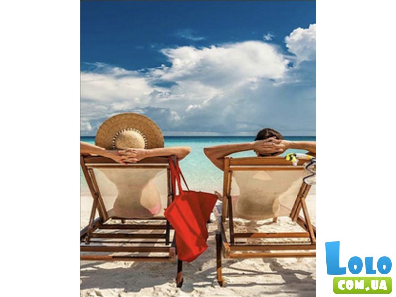 Алмазная мозаика Отдых на пляже, Strateg (30х40 см)