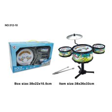 Детская игрушечная барабанная установка