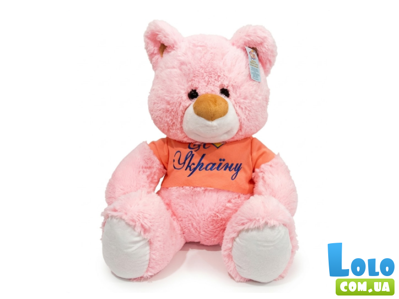 Мягкая игрушка Медведь Буркутун (розовый), 60 см