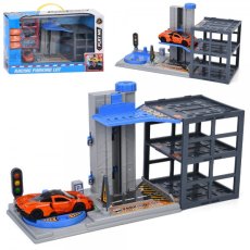 Парковка с машиной, 3 этажа